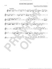 Cover icon of Dancing Queen sheet music for flute solo by ABBA, Benny Andersson, Bjorn Ulvaeus and Stig Anderson, intermediate skill level