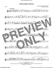 Cover icon of Crocodile Rock sheet music for flute solo by Elton John and Bernie Taupin, intermediate skill level