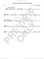 Cover icon of I Want To Hold Your Hand sheet music for violin solo by The Beatles, John Lennon and Paul McCartney, intermediate skill level