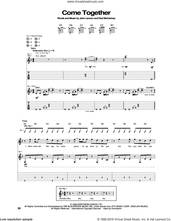 Cover icon of Come Together sheet music for guitar (tablature) by Aerosmith, The Beatles, John Lennon and Paul McCartney, intermediate skill level