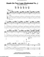 Cover icon of Death On Two Legs sheet music for guitar (tablature) by Queen and Freddie Mercury, intermediate skill level