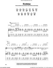 Cover icon of Ecstasy sheet music for guitar (tablature) by Megadeth, Bud Prager, Dave Mustaine and Marty Friedman, intermediate skill level