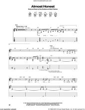Cover icon of Almost Honest sheet music for guitar (tablature) by Megadeth, Dave Mustaine and Marty Friedman, intermediate skill level