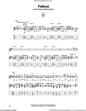 Cover icon of Fallout sheet music for guitar (tablature) by The Police and Stewart Copeland, intermediate skill level