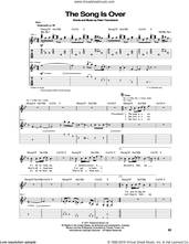 Cover icon of The Song Is Over sheet music for guitar (tablature) by The Who and Pete Townshend, intermediate skill level