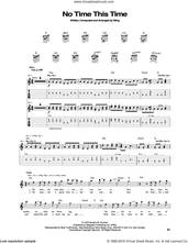 Cover icon of No Time This Time sheet music for guitar (tablature) by The Police and Sting, intermediate skill level