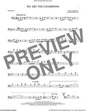 Cover icon of We Are The Champions sheet music for trombone solo by Queen and Freddie Mercury, intermediate skill level