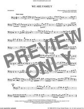 Cover icon of We Are Family sheet music for trombone solo by Sister Sledge, Bernard Edwards and Nile Rodgers, wedding score, intermediate skill level