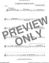 Cover icon of A Groovy Kind Of Love sheet music for trumpet solo by Phil Collins, The Mindbenders, Carole Bayer Sager and Toni Wine, intermediate skill level