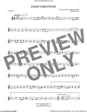 Cover icon of Good Vibrations sheet music for clarinet solo by The Beach Boys, Brian Wilson and Mike Love, intermediate skill level