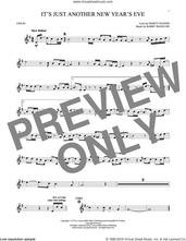 Cover icon of It's Just Another New Year's Eve sheet music for violin solo by Barry Manilow and Marty Panzer, intermediate skill level