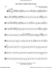 Cover icon of My Only Wish This Year sheet music for viola solo by Britney Spears, Brian Kierulf and Joshua Schwartz, intermediate skill level