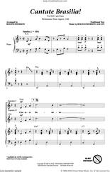 Cover icon of Cantate Brasilia sheet music for choir (SSA: soprano, alto) by Roger Emerson, intermediate skill level