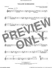 Cover icon of Yellow Submarine sheet music for tenor saxophone solo by The Beatles, John Lennon and Paul McCartney, intermediate skill level