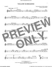 Cover icon of Yellow Submarine sheet music for trumpet solo by The Beatles, John Lennon and Paul McCartney, intermediate skill level