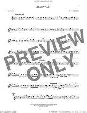 Cover icon of Alley Cat sheet music for alto saxophone solo by Bent Fabric and Frank Bjorn, intermediate skill level