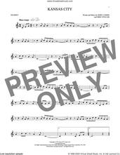 Cover icon of Kansas City sheet music for trumpet solo by Mike Stoller, The Beatles, Wilbert Harrison, Jerry Leiber and Jerry Lieber & Mike Stoller, intermediate skill level