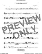 Cover icon of I Write The Songs sheet music for horn solo by Barry Manilow and Bruce Johnston, intermediate skill level