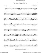 Cover icon of Barely Breathing sheet music for tenor saxophone solo by Duncan Sheik, intermediate skill level