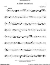 Cover icon of Barely Breathing sheet music for violin solo by Duncan Sheik, intermediate skill level