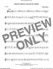Cover icon of Green Green Grass Of Home sheet music for clarinet solo by Curly Putman, Elvis Presley, Porter Wagoner and Tom Jones, intermediate skill level