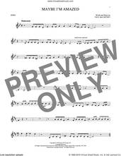 Cover icon of Maybe I'm Amazed sheet music for horn solo by Paul McCartney, intermediate skill level