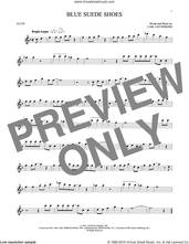 Cover icon of Blue Suede Shoes sheet music for flute solo by Carl Perkins and Elvis Presley, intermediate skill level