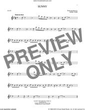 Cover icon of Sunny sheet music for flute solo by Bobby Hebb and Pat Martino, intermediate skill level