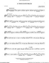 Cover icon of A Thousand Miles sheet music for alto saxophone solo by Vanessa Carlton, intermediate skill level