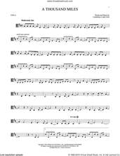 Cover icon of A Thousand Miles sheet music for viola solo by Vanessa Carlton, intermediate skill level
