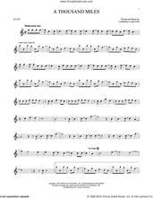 Cover icon of A Thousand Miles sheet music for flute solo by Vanessa Carlton, intermediate skill level