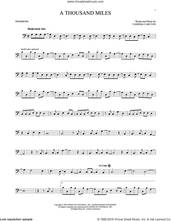 Cover icon of A Thousand Miles sheet music for trombone solo by Vanessa Carlton, intermediate skill level