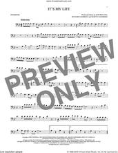 Cover icon of It's My Life sheet music for trombone solo by Bon Jovi, Martin Sandberg and Richie Sambora, intermediate skill level
