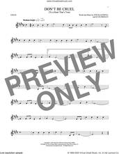 Cover icon of Don't Be Cruel (To A Heart That's True) sheet music for violin solo by Elvis Presley and Otis Blackwell, intermediate skill level