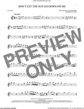 Cover icon of Don't Let The Sun Go Down On Me sheet music for alto saxophone solo by Elton John & George Michael, Bernie Taupin and Elton John, intermediate skill level