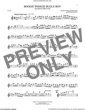Cover icon of Boogie Woogie Bugle Boy sheet music for flute solo by Andrews Sisters, Bette Midler, Don Raye and Hughie Prince, intermediate skill level