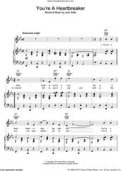 Cover icon of You're A Heartbreaker sheet music for voice, piano or guitar by Elvis Presley and Jack Sallee, intermediate skill level
