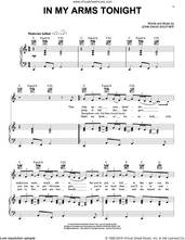 Cover icon of In My Arms Tonight sheet music for voice, piano or guitar by John David Souther, intermediate skill level