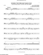 Cover icon of Where The Dream Takes You sheet music for cello solo by Diane Warren and James Newton Howard, intermediate skill level