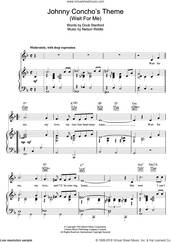 Cover icon of Wait For Me (Johnny Concho's Theme) sheet music for voice, piano or guitar by Frank Sinatra, Nelson Riddle and Dock Stanford, intermediate skill level