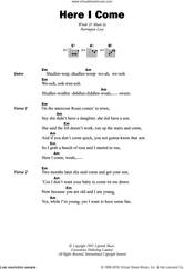 Cover icon of Here I Come sheet music for guitar (chords) by Barrington Levy, intermediate skill level