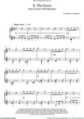 Cover icon of The Grove sheet music for piano solo by Witold Lutoslawski, classical score, intermediate skill level