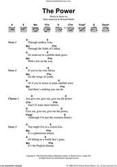 Cover icon of The Power sheet music for guitar (chords) by Suede, Bernard Butler and Brett Anderson, intermediate skill level