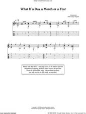Cover icon of What If A Day A Month Or A Year sheet music for guitar solo (chords) by Anonymous, classical score, easy guitar (chords)