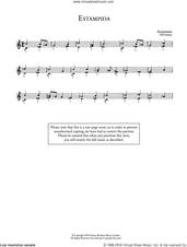 Cover icon of Estampida sheet music for guitar solo (chords) by Anonymous, classical score, easy guitar (chords)