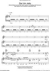Cover icon of Dar Um Jeito (We Will Find A Way) sheet music for voice, piano or guitar by Carlos Santana, Avicii, Wyclef Jean, Alexandre Pires, Arnon Woolfson, Ash Pournouri, Carl Falk, Rami and Tim Bergling, intermediate skill level