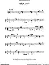 Cover icon of Hawaii Five-O sheet music for guitar solo (chords) by The Ventures and Mort Stevens, classical score, easy guitar (chords)