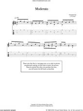 Cover icon of Moderato sheet music for guitar solo (chords) by Fernando Sor, classical score, easy guitar (chords)