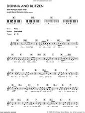 Cover icon of Donna And Blitzen sheet music for piano solo (chords, lyrics, melody) by Badly Drawn Boy and Damon Gough, intermediate piano (chords, lyrics, melody)