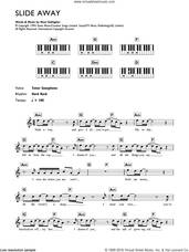 Cover icon of Slide Away sheet music for piano solo (chords, lyrics, melody) by Oasis and Noel Gallagher, intermediate piano (chords, lyrics, melody)